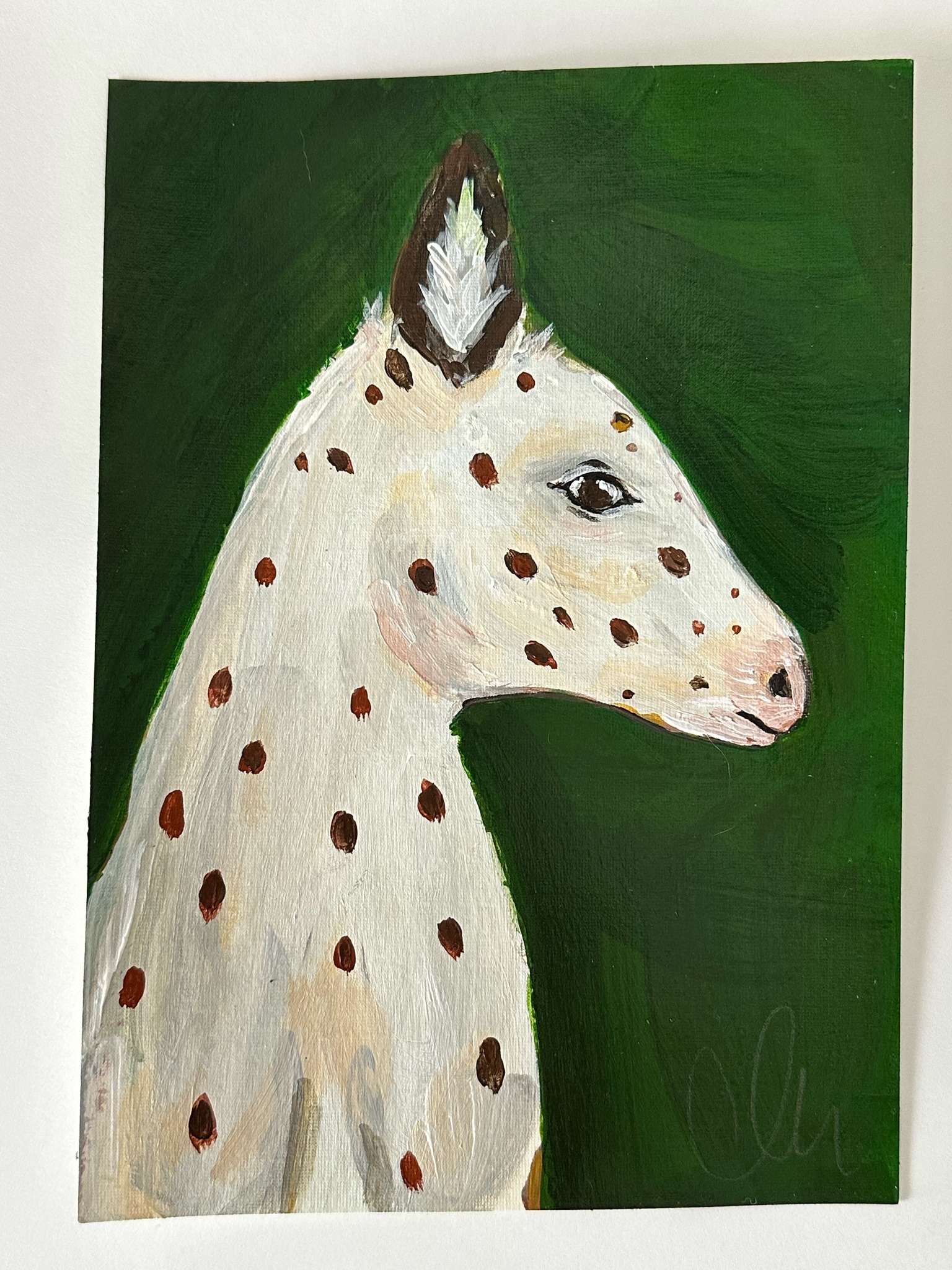 a New small painting & a discount code